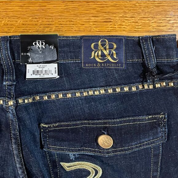 Rock & Republic Kasandra Boot Cut Jean Size 16 M NWT - Picture 14 of 16